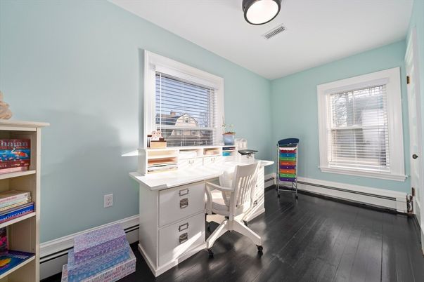 Home Office, Interior, Wood Texture Flooring