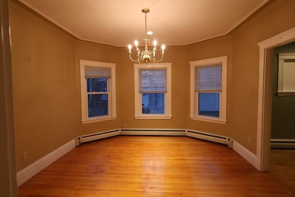 Chandelier, Empty room, Interior, Wood Texture Flooring