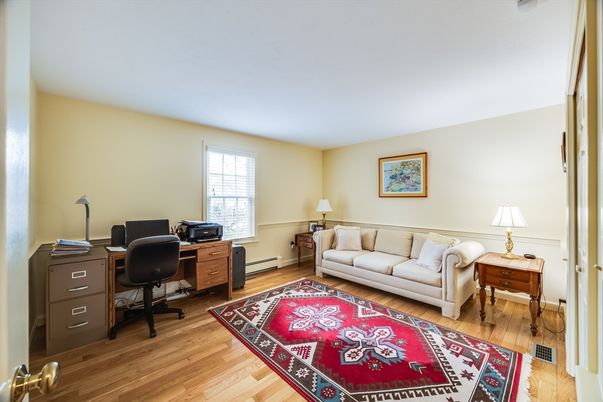 Home Office, Interior, Wood Texture Flooring