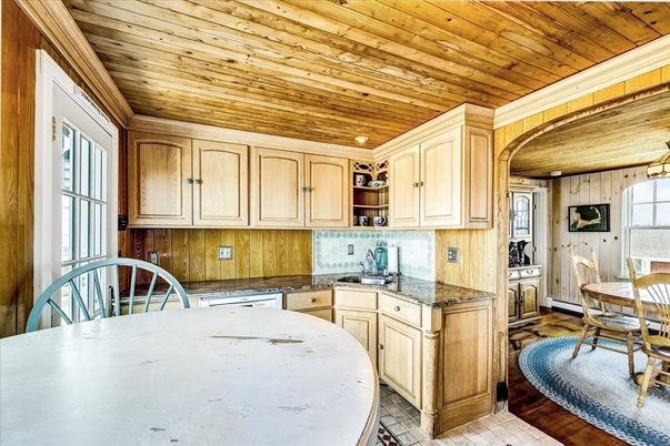 Dining room, Interior, Kitchen, Wooden Ceilings, Wood Texture Flooring