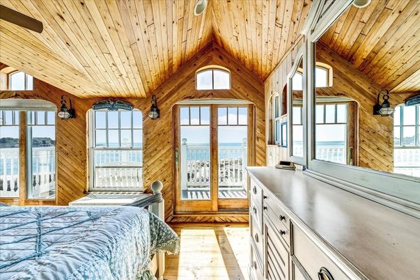 Bedroom, Interior, Wooden Beams, Wooden Ceilings, Wood Texture Flooring, Wooden Walls
