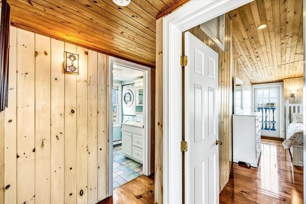 Bathroom, Interior, Wooden Ceilings, Wood Texture Flooring, Wooden Walls