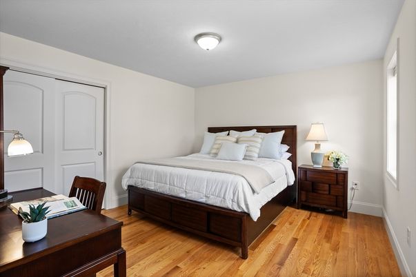 Bedroom, Interior, Wood Texture Flooring