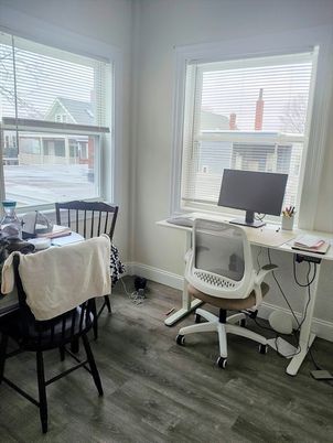 Home Office, Interior, Wood Texture Flooring