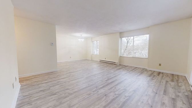 Chandelier, Empty room, Interior, Wood Texture Flooring