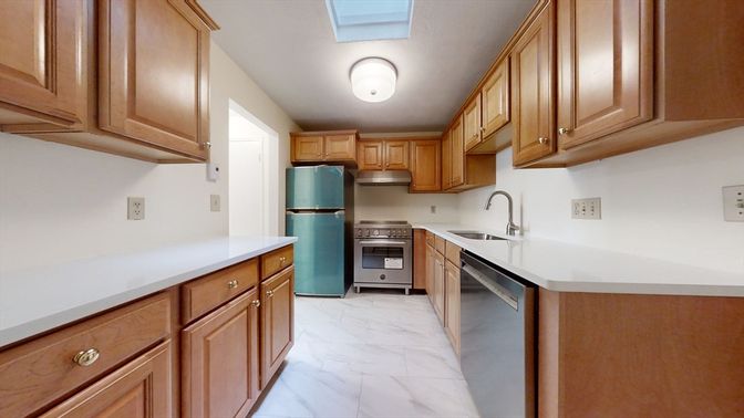 Interior, Kitchen, Marble, Stainless Steel Appliances