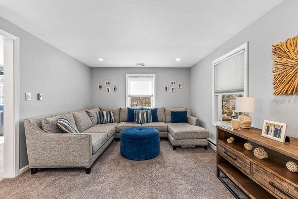Interior, Living room, Recessed Lighting
