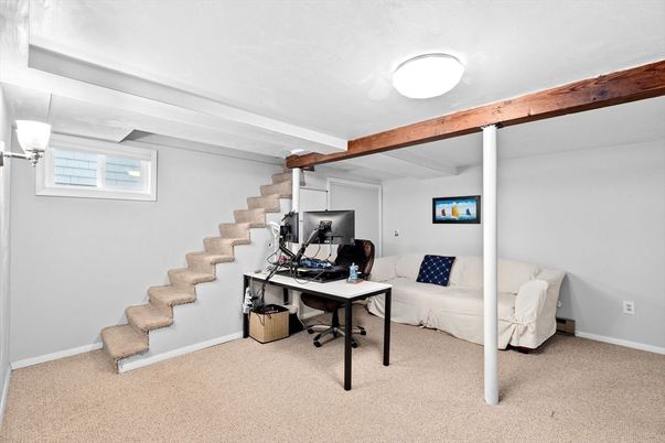 Bedroom, Home Office, Interior, Wooden Beams