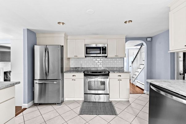 Interior, Kitchen, Recessed Lighting, Stainless Steel Appliances