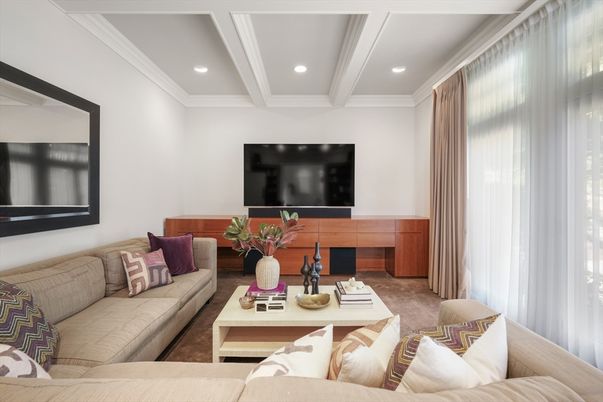 Interior, Living room, Recessed Lighting