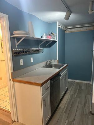 Interior, Kitchen, Wood Texture Flooring