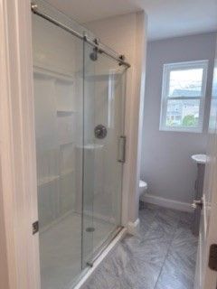 Bathroom, Glass Shower, Interior