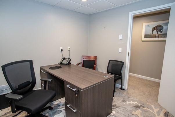 Home Office, Interior, Recessed Lighting