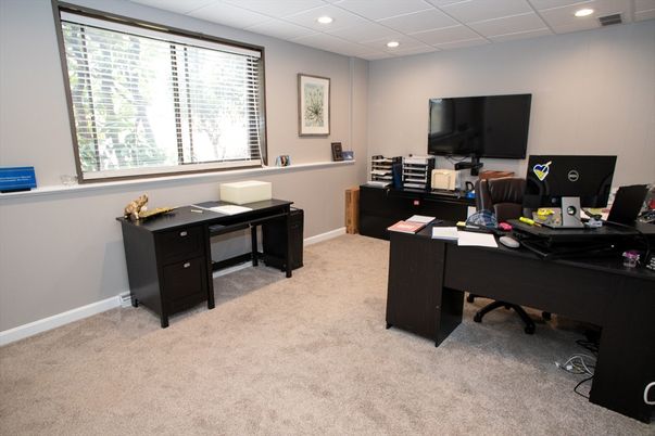 Home Office, Interior, Recessed Lighting