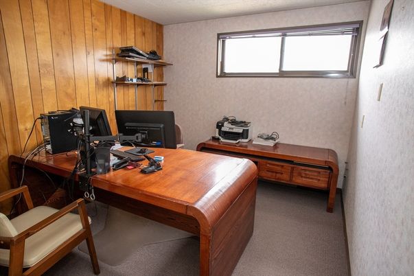 Home Office, Interior, Wooden Walls
