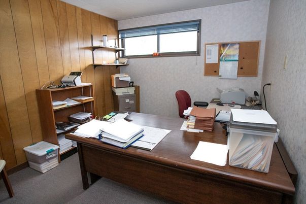 Home Office, Interior, Wooden Walls