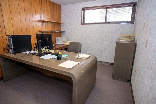 Home Office, Interior, Wooden Walls