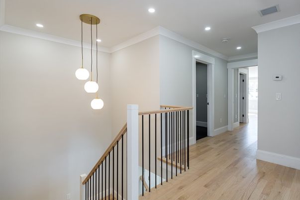 Interior, Pendant Lights, Recessed Lighting, Wood Texture Flooring