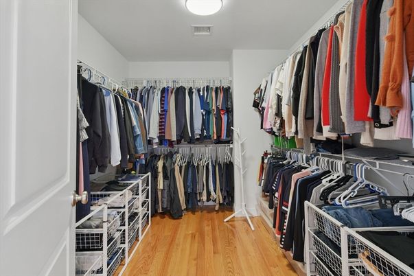 Interior, Walk-in Closets, Wood Texture Flooring