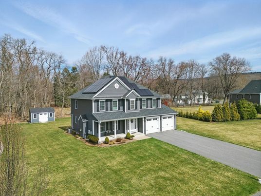 Attached, Backyard, Exterior, Facade, Solar Panels, Georgian