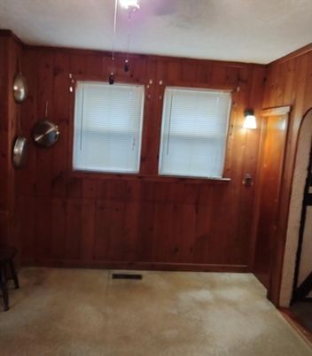 Empty room, Interior, Wooden Walls