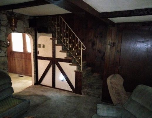 Interior, Stone Walls, Wooden Walls