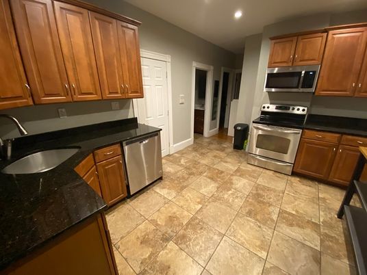 Interior, Kitchen, Recessed Lighting, Stainless Steel Appliances