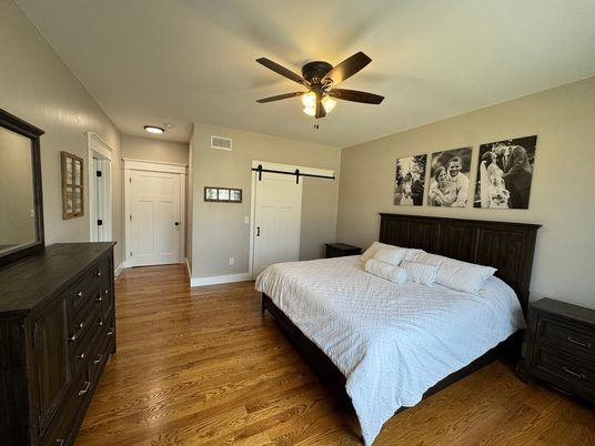 Bedroom, Interior, Wood Texture Flooring
