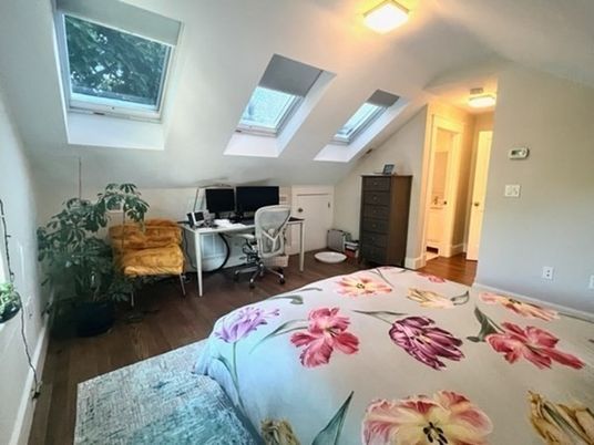 Bedroom, Home Office, Interior, Wood Texture Flooring
