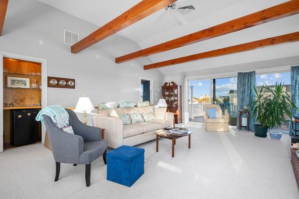 Interior, Living room, Wooden Beams