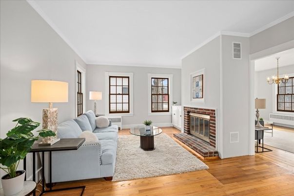 Chandelier, Fireplace, Interior, Living room, Wood Texture Flooring