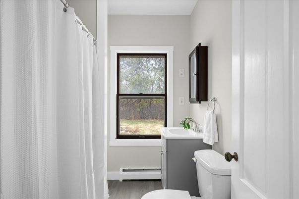 Bathroom, Interior, Wood Texture Flooring