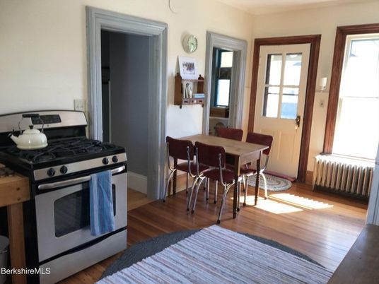 Dining room, Interior, Kitchen, Stainless Steel Appliances, Wood Texture Flooring