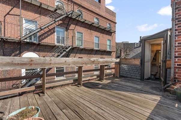 Exterior, Wood Texture Flooring