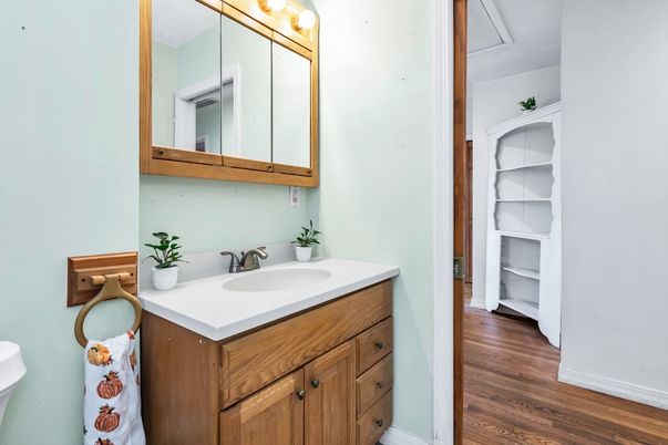 Bathroom, Interior, Wood Texture Flooring