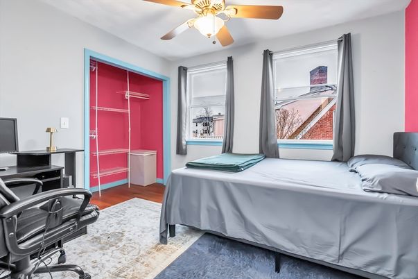 Bedroom, Home Office, Interior, Wood Texture Flooring