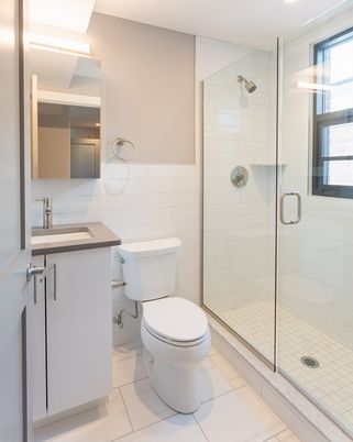 Bathroom, Glass Shower, Interior