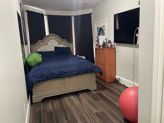 Bedroom, Interior, Wood Texture Flooring
