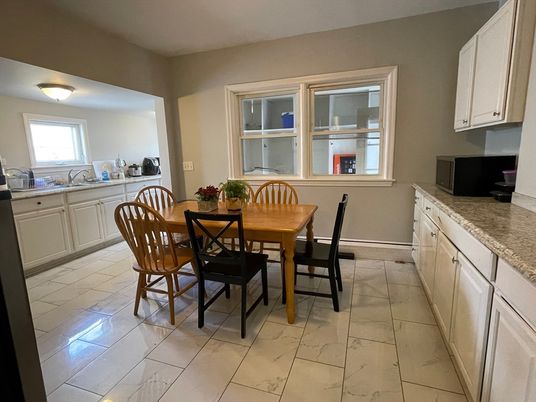 Dining room, Interior, Marble
