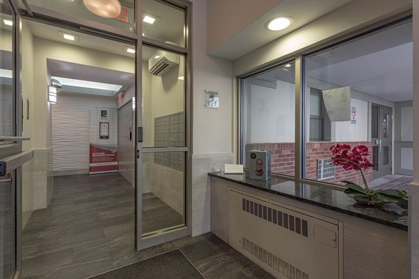 Elevator, Interior, Recessed Lighting, Wood Texture Flooring