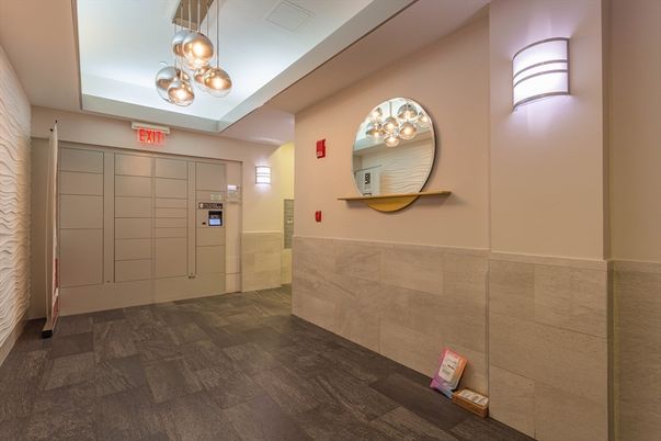 Elevator, Interior, Pendant Lights