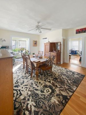 Dining room, Interior, Wood Texture Flooring