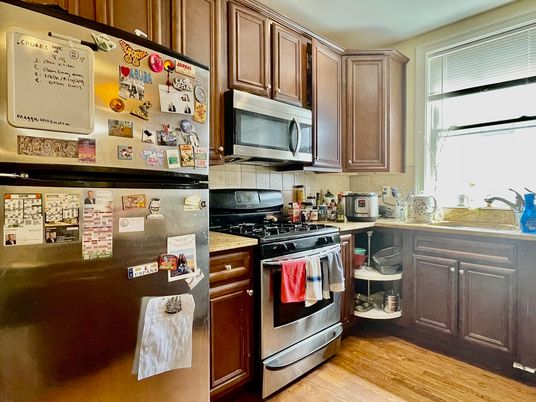 Interior, Kitchen, Wood Texture Flooring
