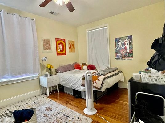 Bedroom, Interior, Wood Texture Flooring