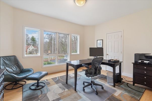Home Office, Interior, Wood Texture Flooring