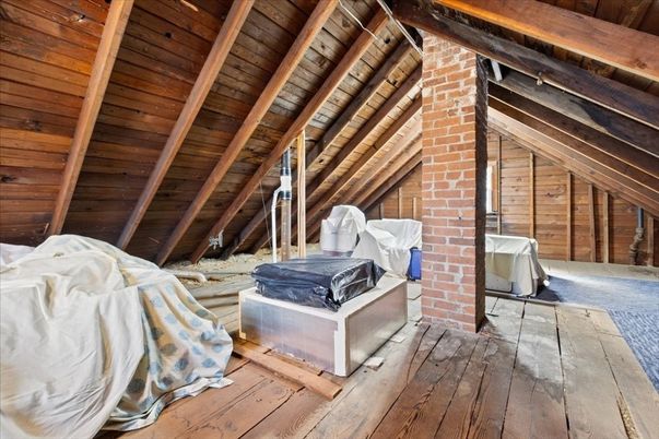 Bedroom, Interior, Stone Walls, Wooden Beams, Wooden Ceilings, Wood Texture Flooring, Wooden Walls
