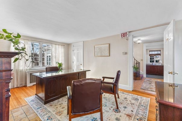 Home Office, Interior, Wood Texture Flooring