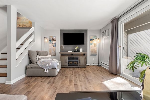 Fireplace, Interior, Wood Texture Flooring