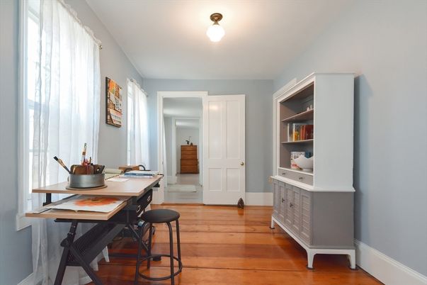 Home Office, Interior, Wood Texture Flooring