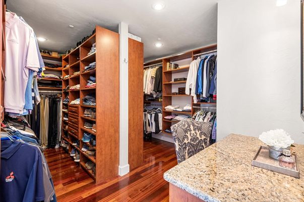 Interior, Recessed Lighting, Walk-in Closets, Wood Texture Flooring